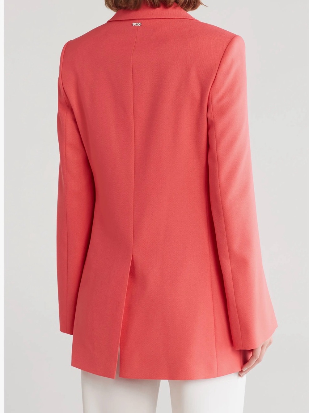 🔥Boss Jalasara Womens Coral Cape-Sleeve Blazer Jacket - Picture 2 of 11